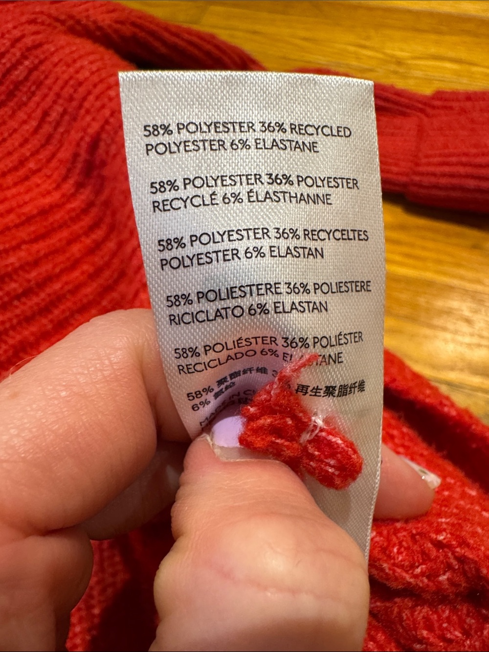Pretty Red Sweater - Picture 5 of 5